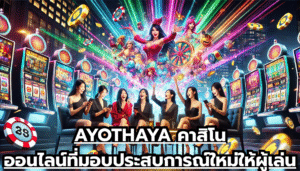 AYOTHAYA คาสิโนออนไลน์ที่มอบประสบการณ์ใหม่ให้ผู้เล่น