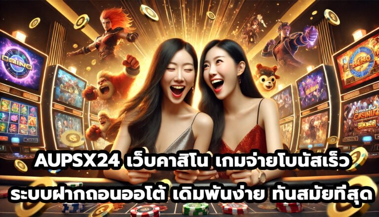 AUPSX24 คาสิโนออนไลน์ เกมจ่ายโบนัสเร็ว ระบบฝากถอนออโต้ เดิมพันง่าย ทันสมัยที่สุด-2